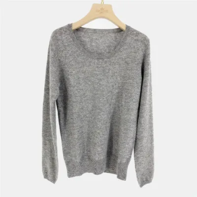 Cashmere women's sweater crew neck
