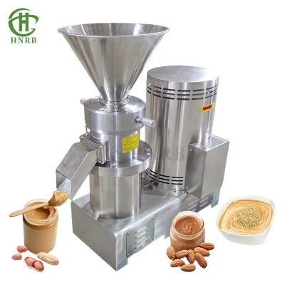 Chilli Butter Jam Hazelnut Grind Tahini-Machine Lab Superfine Colloid Mill for Mayonnaise Nuts Soybean Corn Fruit 110V-380V 1