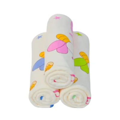 Custom Children's Dry Hair Bath Towel 50*100cm Microfiber Quick-Dry with Printed Bear Design Cartoon Pattern for Home Use