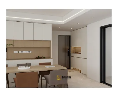 Modern Style Home Furniture Large Capacity Solid Wood Storage Cabinet for Home Use