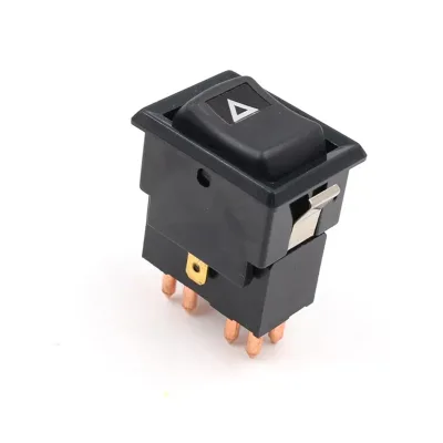 7 Pins New Hazard Warning Lamp Switch for Land Rover Defender 90 110 130 YUF101490