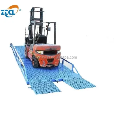 Factory Hot Sale Hydraulic Mobile Dock Ramp Portable Anti Slip for Logistics Cargo Handling