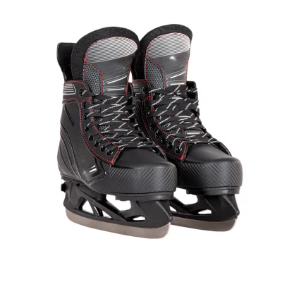 Blade Warrior Winter Ice Hockey Skates Stainless Steel Blades Comfortable Waterproof for Adult Kids Rental Professional Match