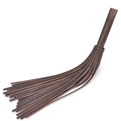 Whip Bdsm Spanking Flogger Genuine Leather Archaize Wooden Handle Sex Bondage Flogger Flirting Sex Toys for Woman Adult Game