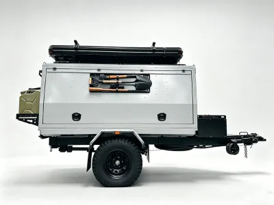 Single Axle Lift Off Canopy Trailer Off Road Camper Trailer for Australian Outback Adventure