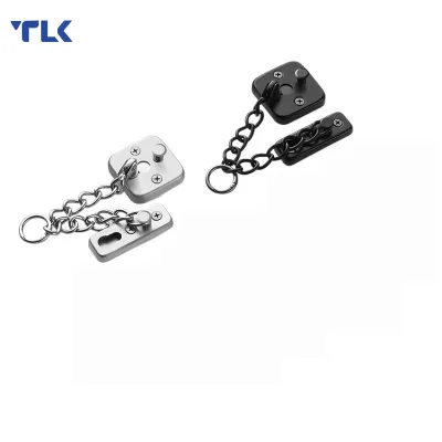 Modern Keyless Furniture Sliding Door Chain Bolt Lock Safety Guard Latch for Bedroom Home Hotel