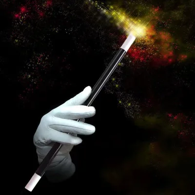 High Quality Professional Rising Stick Vanishing Silk Close up Magic Tricks Toys Wand