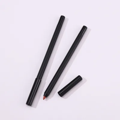 Wholesale No logo Creamy Lip Cosmetics Smudge Proof Lip Liner Halal Lipliner Pencil