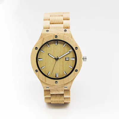 Minimalist Wood Watches Men Wrist Luxury Wooden Watch Quartz Wrist Watch for Men