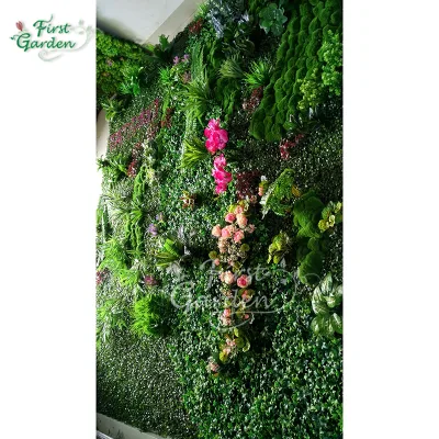 Verdant Artificial Plant Vertical Garden for Outdoor Decoration Grass Wall Decoration Christmas Day Harvest Harvest