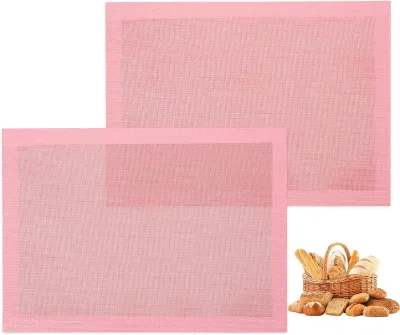 Perforated Breathable Silicone Baking Mat for a Variety of Baking Pans