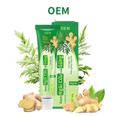 Private Label Wormwood Ginger Anti Itch Cream OEM for Eczema Psoriasis Skin Relief