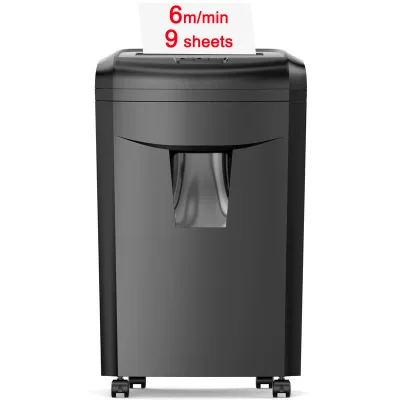 OEM ODM Professional 30Min Run Time High Shredding Speed 6M/Min P5 Level Secure Document Waste Paper Shredder Office 20L Bin