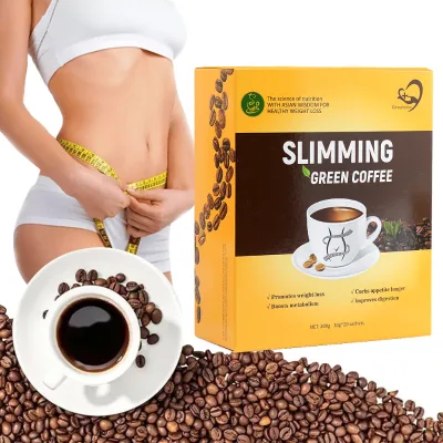 Chinaherbs New Trend Green Coffee Extract Safely Suppresses Appetite Slimming Ginseng Instant Coffee