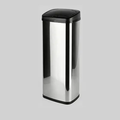 Kitchen Move Parkside Silver 50L Induction Automatic Trash Can