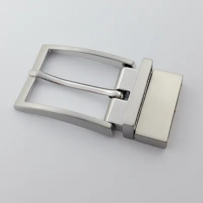 Wholesale Men's Reversible Belt Buckles Zinc Alloy with Environmentally Friendly Electroplating for NB Environments