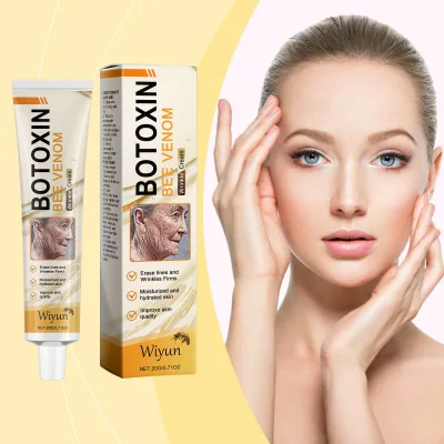 Organic Gentle Nourishing Bee Venom Skin Lotion Anti-Acne Face Cream with Moisturizing Hydrating & Softening Properties