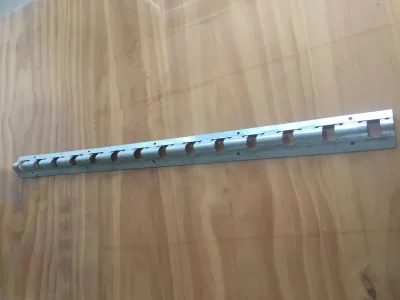 1/1.25/1.5/2m Length PVC Curtain Rail 150 200 250 300mm Clips Smooth Sliding Anti Corrosion for Operation Industrial Workshop