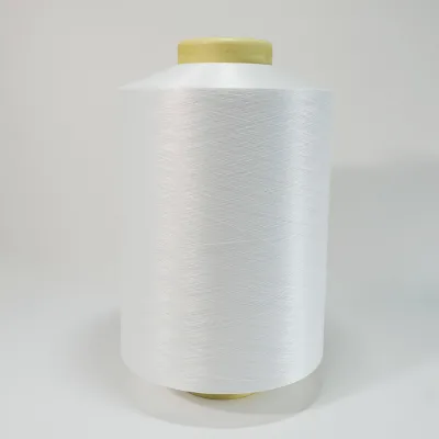 100% Polyester PBT Hight Elastic Yarn DTY 78D/24F White Dope Dyed Black for Core Spun Yarn