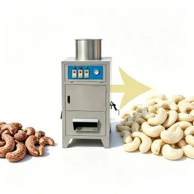 Automatic Cashew Skin Peeling Machine Pneumatic Cashew Kernel Red Skin Removing Machine Cashew Processing Equipment