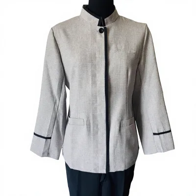 Housekeeping Staff Workwear Set Short Sleeve Summer Uniform for Hotel Room Cleaners Unisex Cleaning Clothing