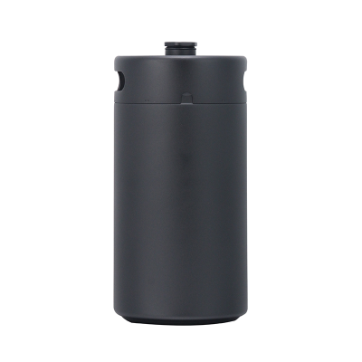 5L Double Wall Mini Keg Growler Stainless Steel Home Keg Matte Black Powder Coated Keep Warm/cold Mini Keg