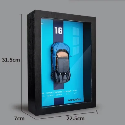 Alloy Racing Model Photo Frame Version 1/32 Toy Car Wall Painting Box Decoration Collection Gift
