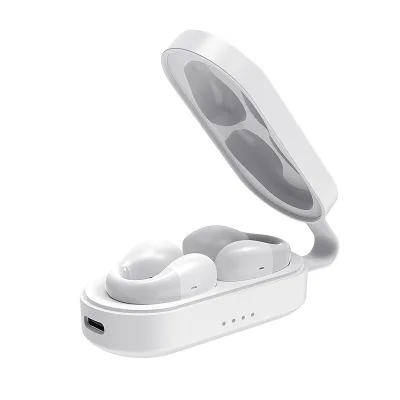 LCD Display Open-Ear Wireless Headset LED Battery JL Noise Cancellation OWS Earphones Transparent Air Conduction Earbuds