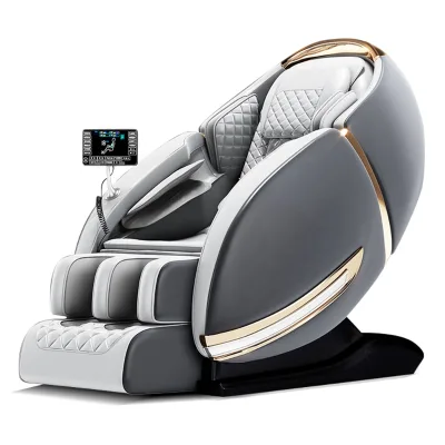 2025 Guoheng Body Detection Sl zero Gravity Massage Chair Big Size Brand Programme with Heating Pad and Lcd