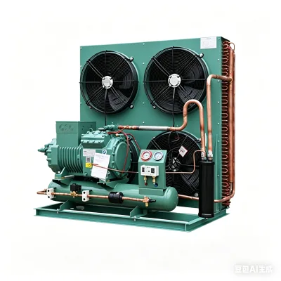 Gree Energy Saving TECUMSEH Compressor Refrigeration Unit with Motor for Fish Cold Room Small Condensing Unit
