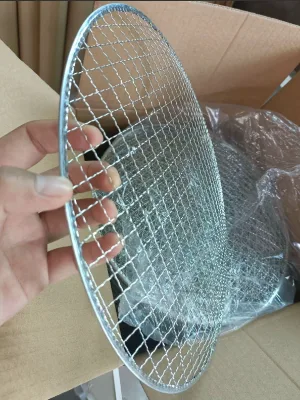 Economical BBQ Wire Mesh High Temperature Tolerance Grease Removable Galvanized Cooking Outdoor and Kitchen Durable Mesh