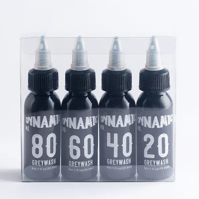 Greywash Tattoo Ink Set 30ml Color Gradation Gray & Black for Practice Use Factory Direct