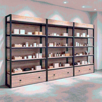 Mother & Baby Store Glass Display Cabinet Retail Showcase for Cosmetics and Baby Products
