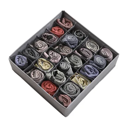 Oxford Cloth Underwear Storage Box Drawer Style Mesh Underwear Sock Foldable Underwear Storage Box
