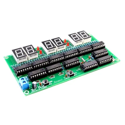 DIY Electronic Clock kit 6 bit Digital Circuit Clock Production kit Skill Contest Training Materials for Adults