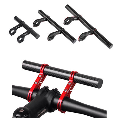 Multi-function Rack Double Pole Aluminum Alloy Flashlight Code Table Lamp Bracket Handlebar Extension Bicycle Accessories