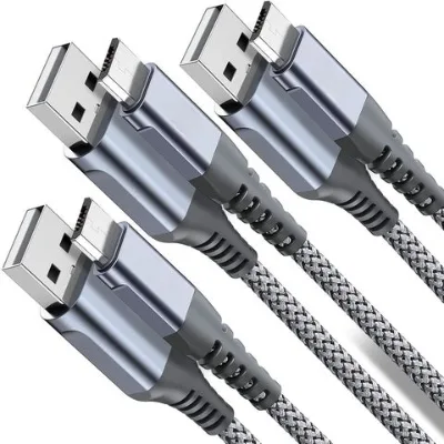 Micro USB Cable, Factory Supply High Quality USB 2.0 Cable Male USB A to Male Micro USB Type B Charging Cable