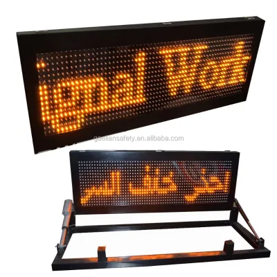 3G Remote Control Solar Powered 12 V DC Traffic Road Work Display Message Board Outdoor Trailer Led Road Sign Arrow Sign