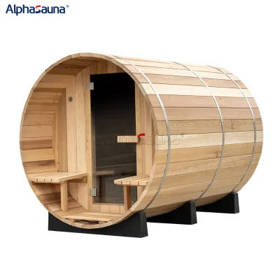 Sauna Suppliers Hot Sale Dry Steam Health Sauna Room Wooden  Barrel Sauna Outdoor