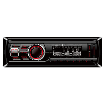 Car Radio with FM Digital Radio Aux in 2USB MP3 Player Fast Charging Remote Control PC Material for Dashboard 1-Year Warranty