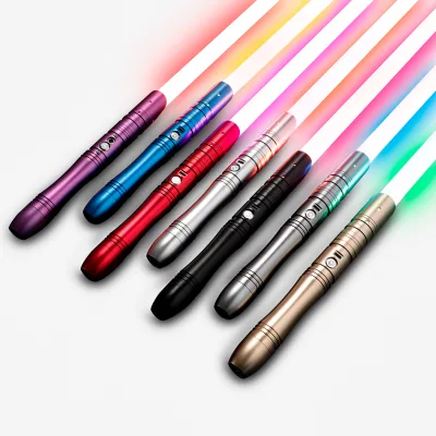 saber Low Price LED Lightsaber with Brilliant Illumination Adaptive Sound-reactive Colors Metal Handle Promotional Toy