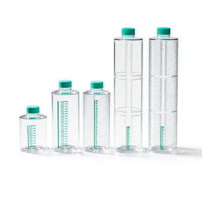 Cell Culture Roller Bottles Sterile Flasks Surface Treatment Gamma-Irradiated Sterilization Vented Sealing Caps Bacterial