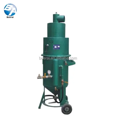 The Sandblasting POT with the Cyclone Separation and Recovery System