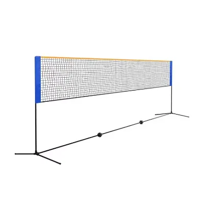 Portable Adjustable Height Moving Badminton Net Stand Outdoor Badminton Set With Net
