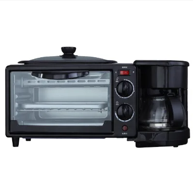 Multifunctional Breakfast Machine for Home Use 3-in-1 Bread Toaster Sandwich Maker Coffee Maker Cross-border 110V220V