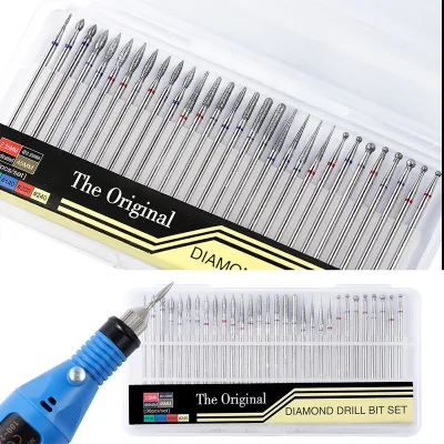 Efile Remover Nail Gel Polish Cuticle Carbide Nail Bit Tungsten Diamond Ceramic Nail Bit Set
