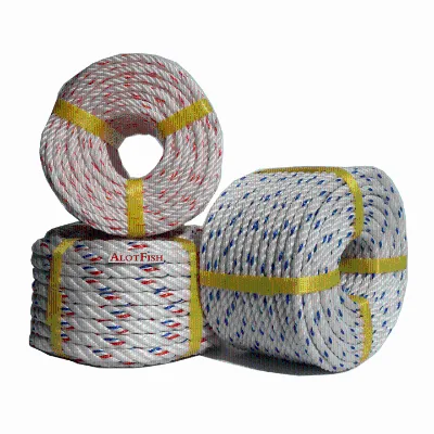 Fishing Ropes High Strength Customized Length Color Coil Package PP Rope