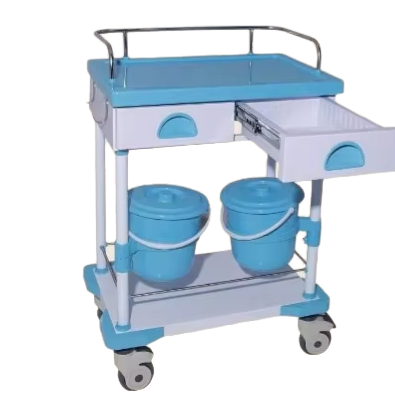 Good Price Emergency Crash Trolley Mobile Hospital Drug Cart with Mobile Car Feature for Nursing Crash Cart
