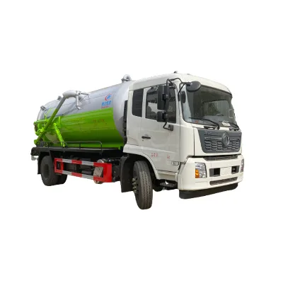 CLW Factory Customized 10cbm Sewage Cleaner Vacuum Sewage Suction Truck for Sale in Africa