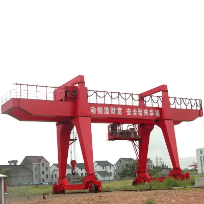 Hot Brand 110 Ton Load Lifting Boxing Double Beam Gantry Crane with Good Price